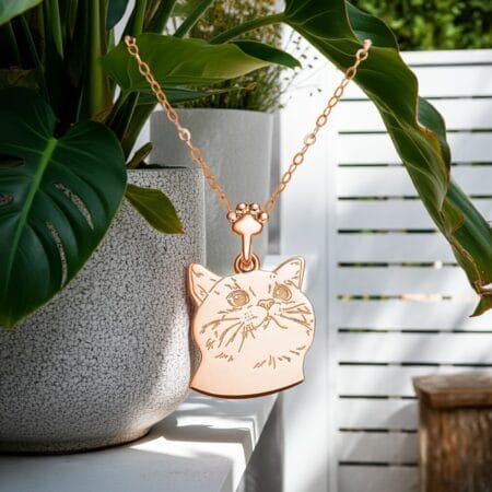 Cat Pendant Hanging view