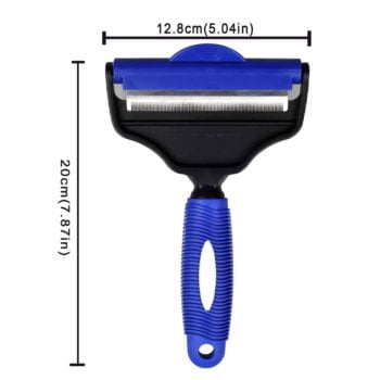 Professional 2 in 1 Shedding Blade Comb