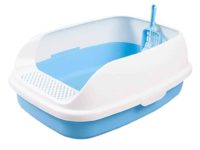 cat litter box with strainer
