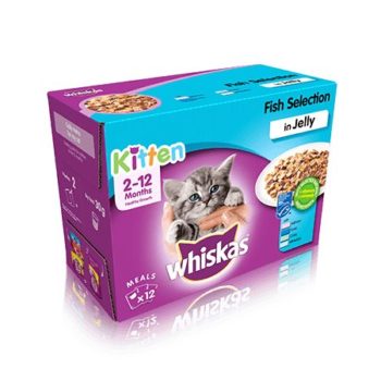 Whiskas Kitten Jelly 2-12 months- Reem Pet Store