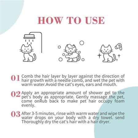 Bioline Kitten Shampoo, How to use