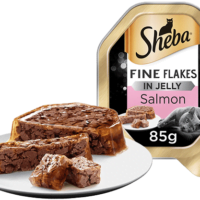 Sheba Fine Flakes Jelly Salmon - Reem Pet Store