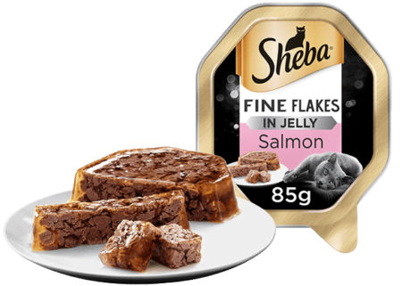 Sheba Fine Flakes Jelly Salmon - Reem Pet Store
