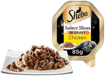 Sheba Slices with Chicken in Gravy- Reem Pet Store