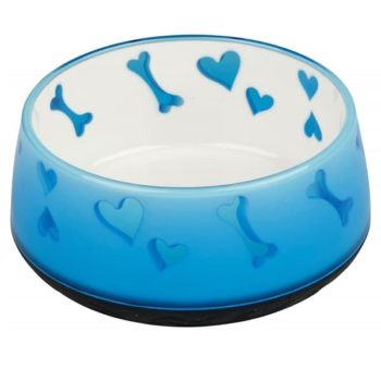 Trixie Lovely Plastic Bowl,Blue- Reem Pet Store