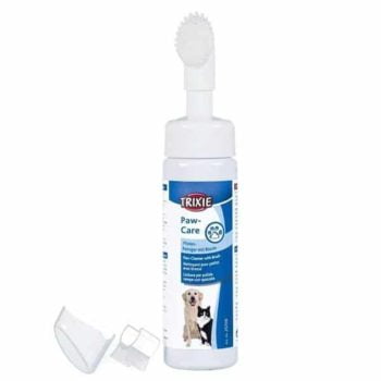 Trixie paw cleaner with brush- Reem Pet Store