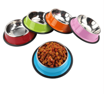 Steel Bowl in color - Reem Pet Store
