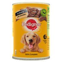pedigree chicken in gravy dog food 400 g can