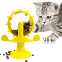 Treat toy cat with wheel-Reem Pet Store