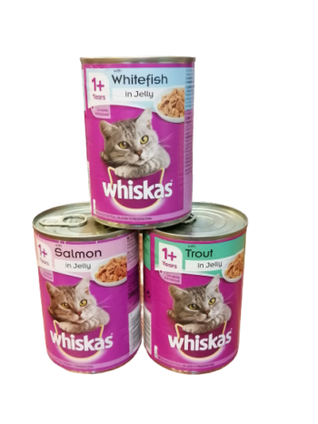 Whiska tin fish selection- Reem Pet Store