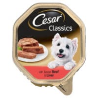 Cesar beef and liver wet food dog, Reem Pet Store