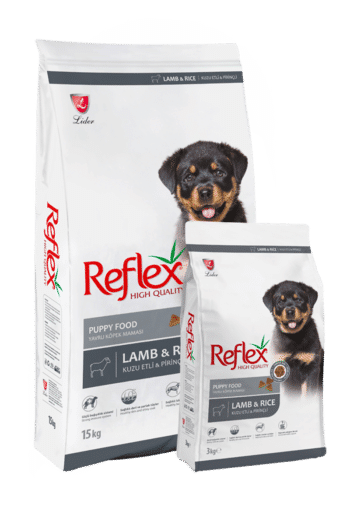 Reflex lamb and rice puppy food