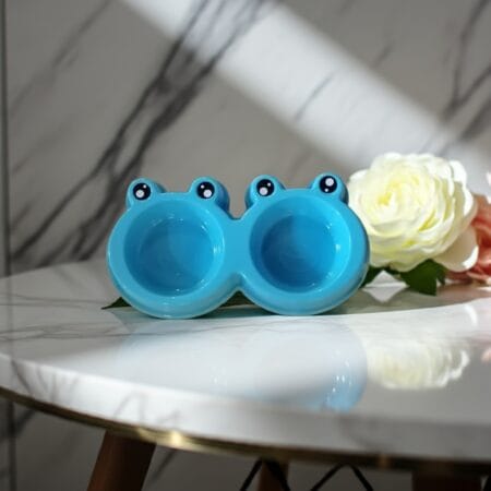 Round Shape Double Feeding Bowl Cat & Dog