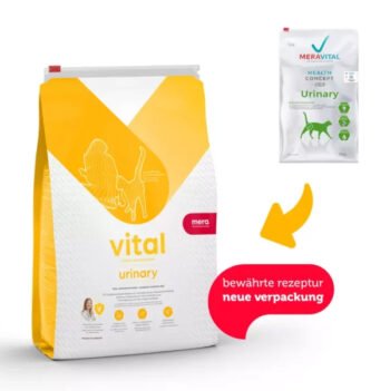 Mera Urinary Cat Food, is recommended by Vets for breaking of stones and free passing of urine and infections of urinary tract.