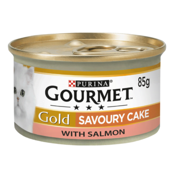 Gourmet Gold Tin Cake with Salmon