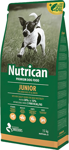 Nutrican Junior Dog Food - Reem Pet Store