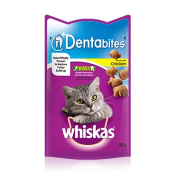 Whiskas Dentabites Treats for cleaning teeth