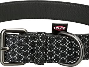 Trixie Night Reflect Collar Black 12425- Reem Pet Store