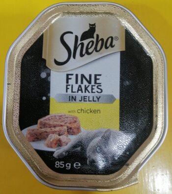 Sheba Fine Flakes Jelly with chicken- Reem Pet Store