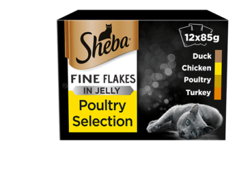 Sheba Fine Flakes Cat Wet Food Poultry Selection