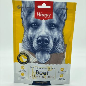 Wanpy jerky strips dog treat