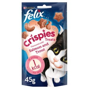 Felix Crispies Cat Treats Salmon and Trout - Reem Pet Store