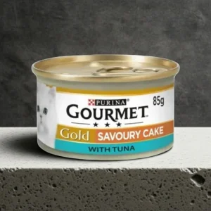 Gourmet Gold Savory Cake Tuna wet cat food can for adult cats