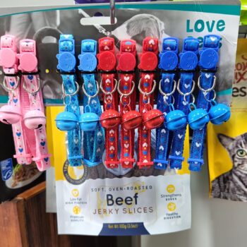 Cat Collars with large bell. Reem Pet Store