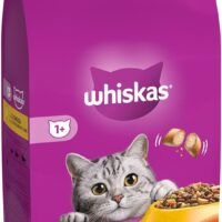 Whiskas 1+ Chicken 1.9kg Bag, Adult Cat Dry Food