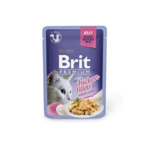 Brit Premium Chicken Fillets is best and complete food for adult cats.