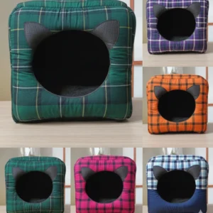 Cat Convertible Bed House – 2 in 1 cat cave and sleeping bed Pakistan