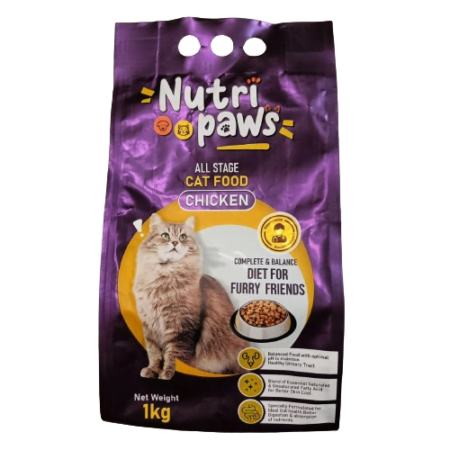 Cat Food Made in Pakistan is a new product for cats and kittens which contain all essentials for a healthy growth of kitten and cat.