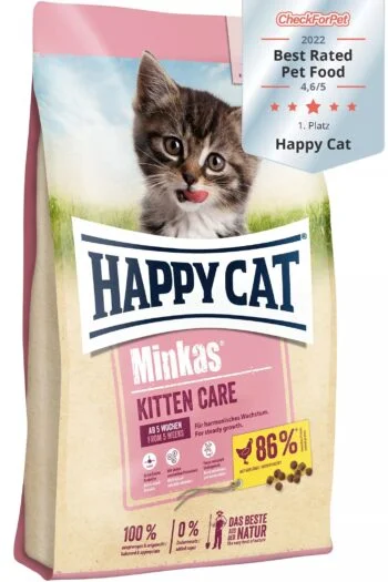Happy Cat Kitten Care Poultry Dry Food