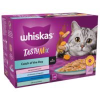 Whiskas Tasty Wet Food, Catch of the day, Adult cat wet food