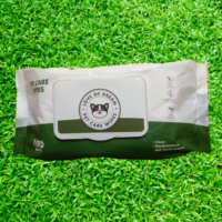 Image of pet health care wipes