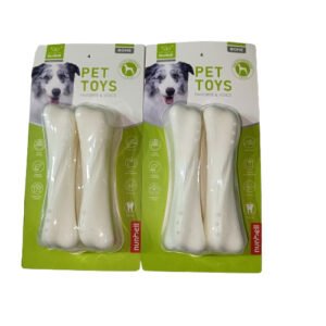 Nunbell Rubber Bone Dog Chew Toy