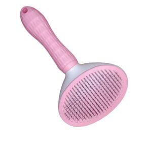 Pet Grooming Brush Self Cleaning side view