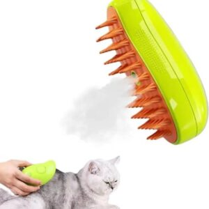 Rechargeable pet steam brush