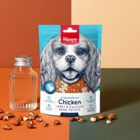 Wanpy Oven Roasted Calcium Treats 35g – crunchy calcium snack for cats