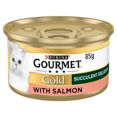 Gourmet Gold Juicy Delights Salmon Wet Cat Food