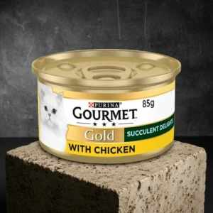 Gourmet Gold Succulent Delights with Chicken wet cat food can