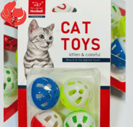 Nunbell Cat Toys Balls 4 pieces set