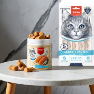 Wanpy Hairball Control Cat Creamy Treat