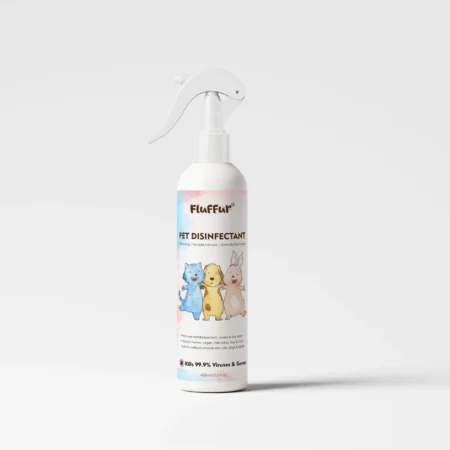 Fluffur 400ml Pet Disinfectant Spray – kills 99.9% of germs, safe for cats, dogs, and rabbits