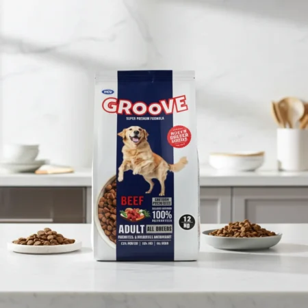 Groove Super Dog Food bag for dogs in Pakistan – balanced daily nutrition