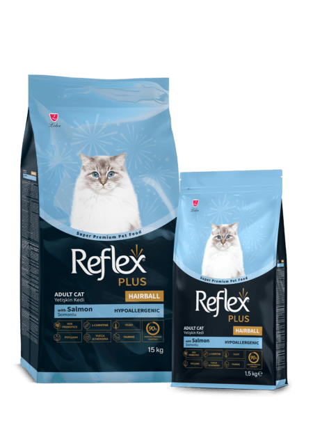 Reflex Plus Hairball Adult Cat Food with Salmon