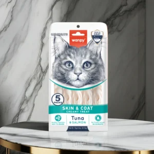 Wanpy Creamy Cat Treats Tuna Salmon for skin and coat Pakistan
